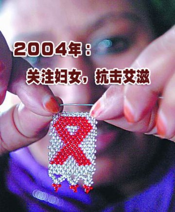 文：2004年艾滋病日主题海报