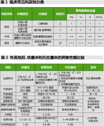布美他尼，新一代强效髓袢利尿剂