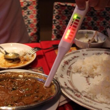 日本公司研发盐分检测仪 一秒钟告诉你当前食物盐分