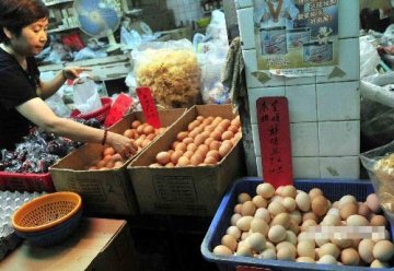 香港再次验出内地鸡蛋三聚氰胺超标