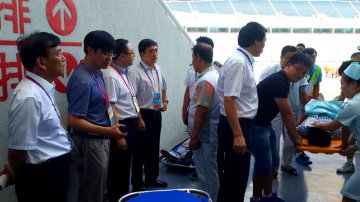 十二运开幕式医疗卫生保障演练在沈阳奥体中心举行