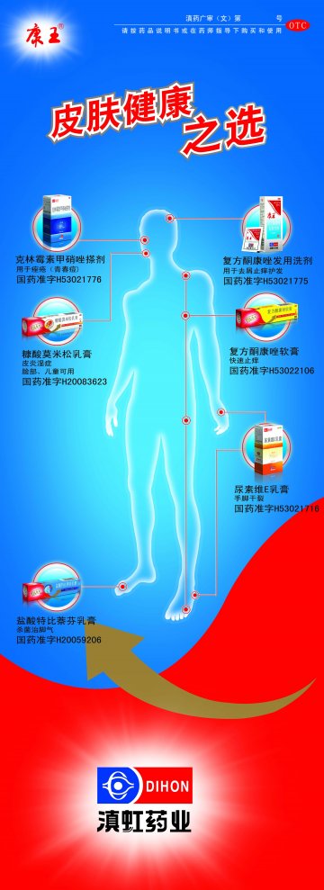 复方酮康唑发用洗剂 复方酮康唑软膏等6个产品-官方高清创意广告(滇药广审(文)第2011020037号)