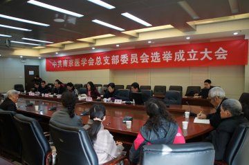 南京医学会选举成立首届总支部委员会