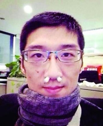 网传防“霾”神器：柚子皮变面具 过滤嘴成鼻塞