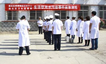 唐山市路北区组织开展生活饮用水污染事件应急演练活动