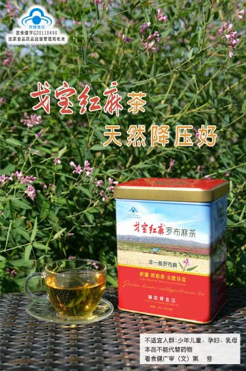 戈宝红麻罗布麻茶官方高清创意广告(粤食健广审(文)第2013110603号)