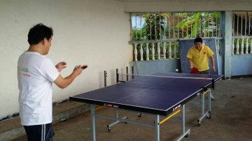 驻塞工作队每日锻炼1小时，缓解工作压力