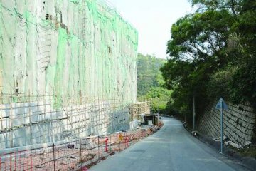 路环传染病康复中心建围墙
