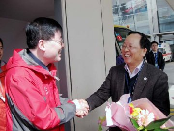 陕西省赴青海地震灾区医疗救援队凯旋