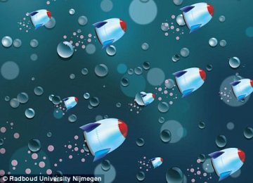 科学家最新研制纳米火箭 可对人体送递药物