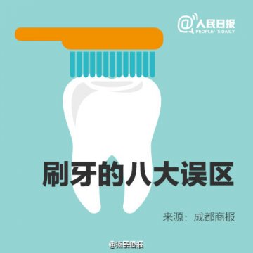 刷牙的八大误区注意啦！