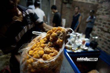 制作月饼的蛋黄已经发霉