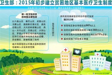 图表：2015年初步建立贫困地区基本医疗卫生制度