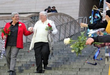 美国华盛顿州同性恋集体婚礼