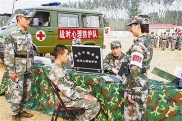济南军区第91医院心理服务直达一线连队