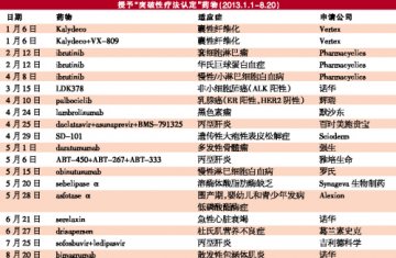 “突破性疗法认定”为审批提速