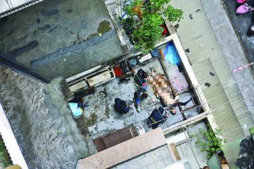 精神病男疑跳楼自杀
