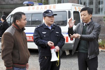 江西乐平人民医院举行医患纠纷应急处置演练