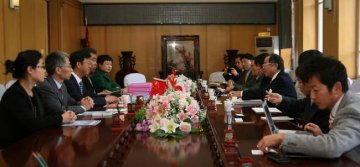 孙殿军主任会见日本山形大学联盟访问团