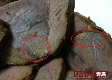波尼亚牛肉表面泛七彩光 消费者怀疑磷超标