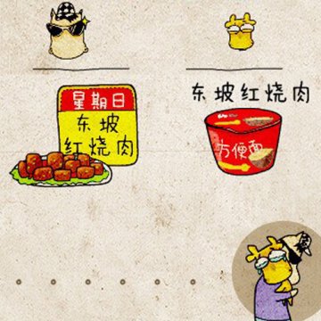高帅富和矮矬穷一周食物对比 你中枪没