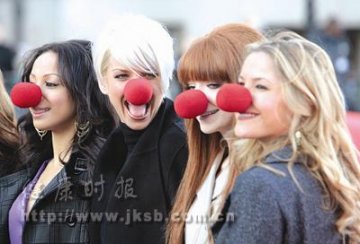 两年一度的英国快乐“红鼻子日”