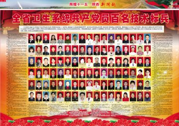 陕西省卫生系统共产党员百名技术标兵揭晓