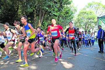环山跑邀请赛宣禁毒