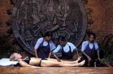 神秘的古印度女体按摩
