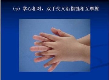 正确洗手6步骤
