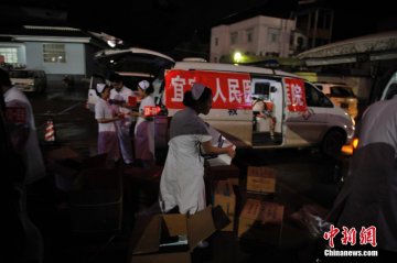 宜宾医生连夜驰援云南鲁甸地震灾区