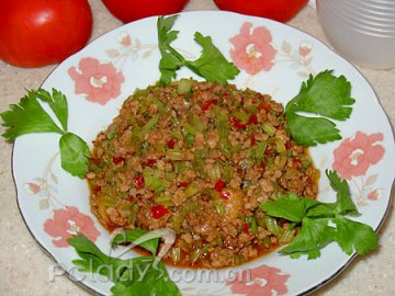 下饭食谱之香芹肉末