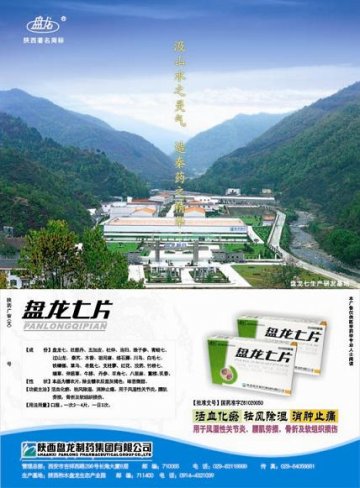 盘龙七片-(国药准字Z61020050)精美广告图欣赏