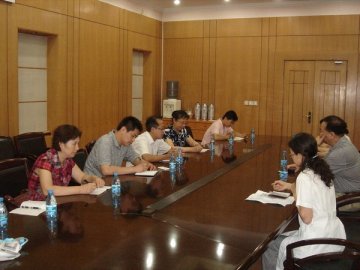 山东省疾控中心督导济南市肿瘤随访登记工作