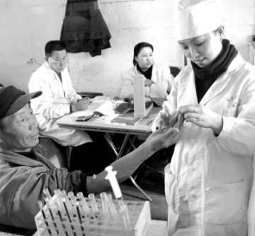 林口农民有了健康档案