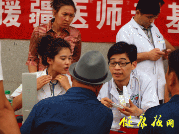 医院动态：湖南援疆医师戈壁义诊