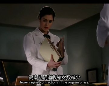 高潮期阴道收缩减少