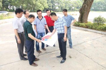 民政厅副厅长孙中喜一行就医院建设规划工作调研