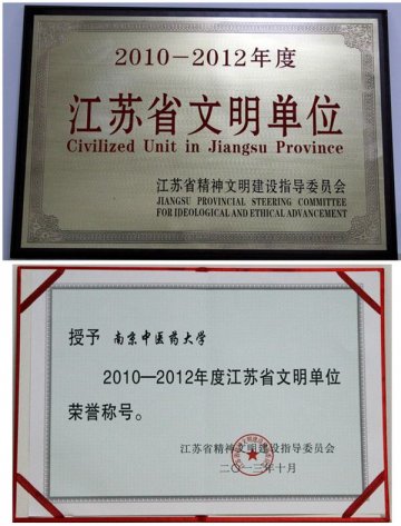 我校荣获“江苏省文明单位”称号