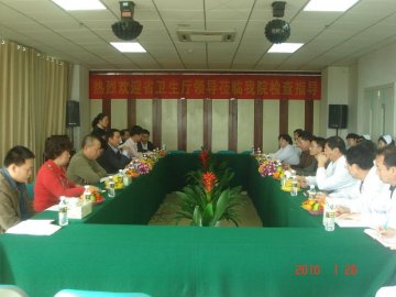 海南省卫生厅白志勤厅长带队调研民营医院