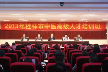 桂林市举行中医高级人才培训班