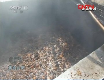 腐败动物内脏炼成新型地沟油