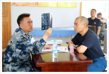 空军总医院医疗队奔赴千余公里为驻训部队巡诊