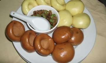 美味的各式窝窝头