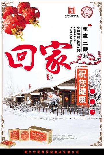 至宝三鞭丸-(国药准字Z37021005)精美广告图欣赏