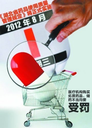 湖北规定医疗机构购劣质药品储药不当将受罚