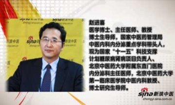 赵进喜做客新浪中医为肥胖者支招