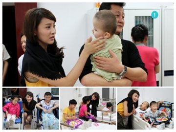 《隐婚日记》剧组来附属康复医院取景拍摄并看望“福康工程”小患者