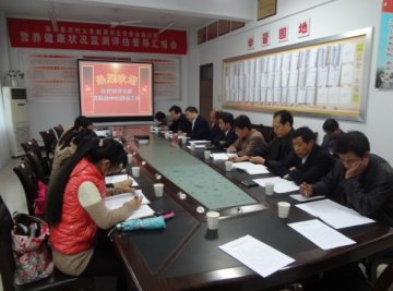 中国疾控中心专家督导检查陕西省农村义务教育学生营养改善计划营养健康状况监测评估工作