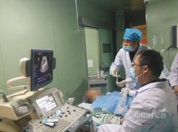 八一医院一针解决八旬老汉肝血管瘤